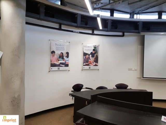 sandwich acrylic frames at NTU