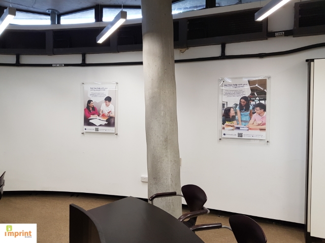 sandwich acrylic frames at NTU